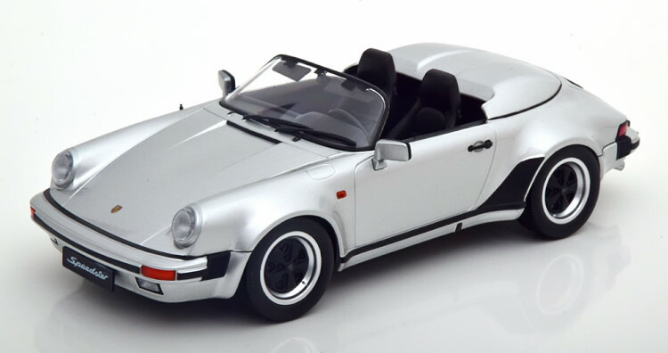 KK-SCALE 1/18 ポルシェ 911 素早さはやりっ子 1989 しろがね色 750台押さえる KK-Scale 1:18 Porsche 911 Speedster 1989 silver Limited Edition 750 pcs