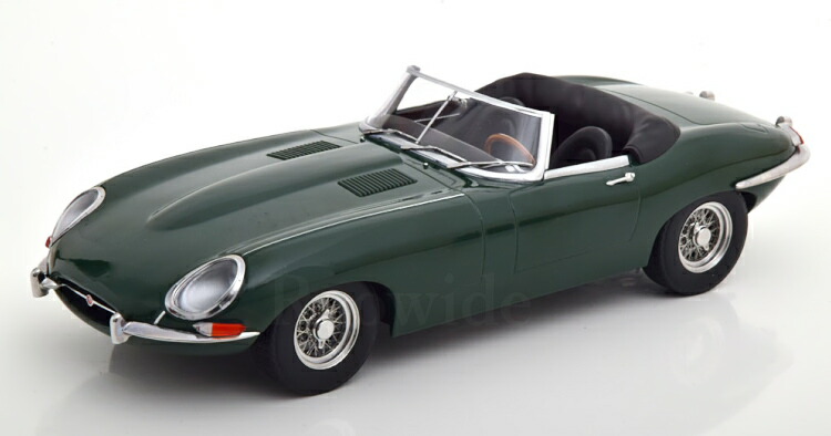 KK-SCALE 1/18 ジャガー Eタイプ 1 シリーズ LHD コンバーチブル オープン 1961 ダークグリーン 500台限定 KK-Scale 1:18 Jaguar E-Type Series 1 LHD Convertible open 1961 darkgreen Limited Edition 500 pcs|Reowide モデルカー カタログ SHOP