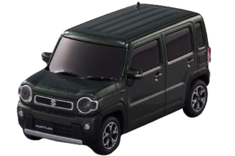 HUSTLER ミニカーセット 6台 SUZUKI ハスラー HUSTLER 1/22 ミニカー 全4色 ライト点灯