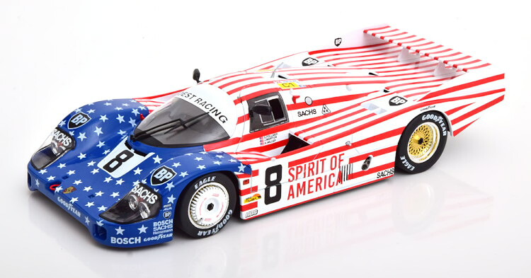 ソリド 1/18 ポルシェ 956 LH #8 ル・マン24時間レース 1986 Solido 1:18 Porsche 956 LH No 8 24h Le Mans 1986 Follmer Morton Miller｜Reowide モデルカー カタログ SHOP