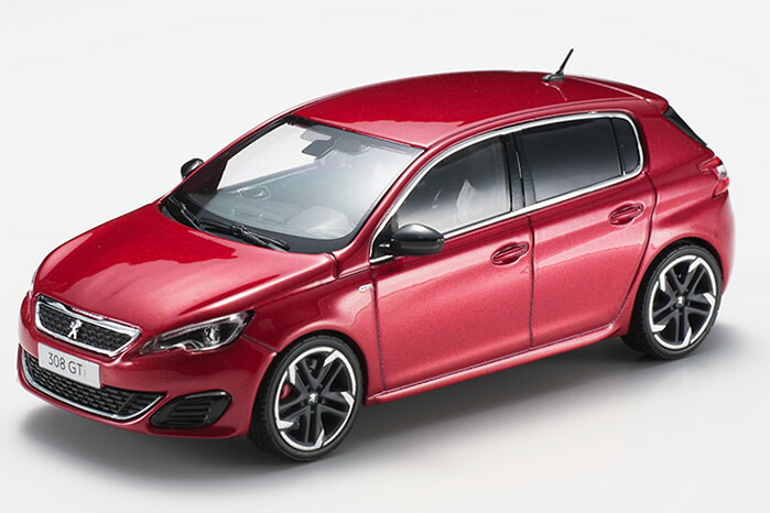 楽天市場】プジョー特注 1/43 308 HB GTi ミニチュアカー クープ