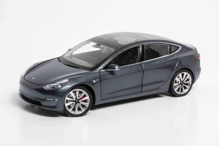 楽天市場】テスラ特注 1/18 テスラ ロードスター レッドTesla