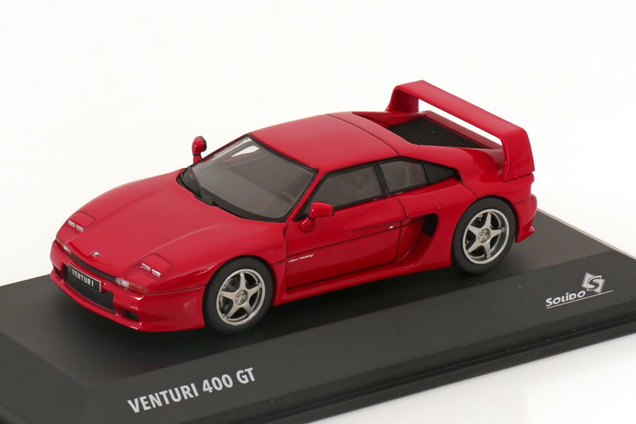 ソリド 1/43 ヴェンチュリ 400 GT 1999 レッド Solido 1:43 Venturi 400 GT 1999 red