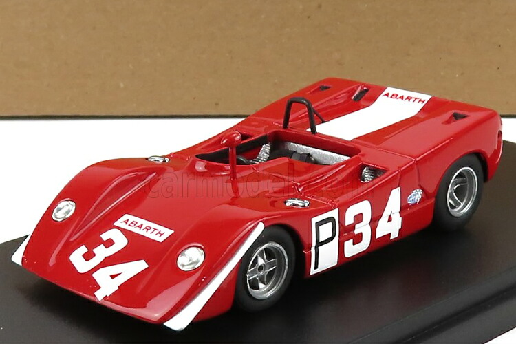 REMEMBER 1/43 アバルト 2000 スパイダー #34 1000km ニュルブルクリンク 1969REMEMBER 1:43 ABARTH 2000 SPIDER N 34 1000km NURBURGRING 1969 O.VAN LENNEP｜Reowide モデルカー カタログ SHOP