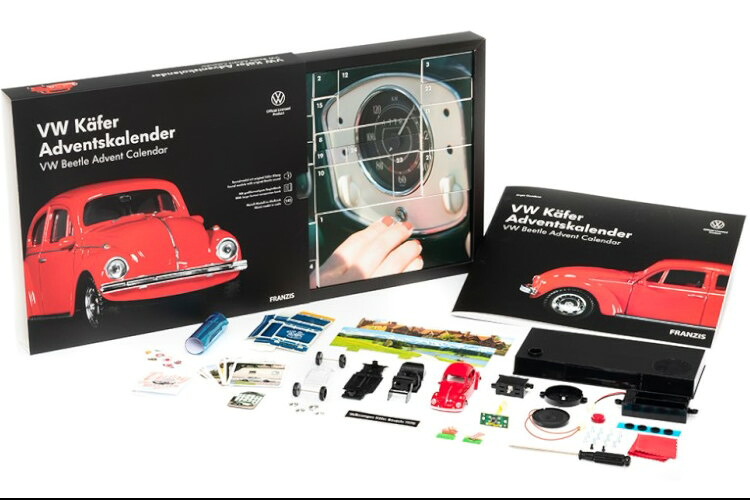 Franzis 1/43 フォルクスワーゲン アドベント カレンダー VW ビートル レッド 1970 Franzis 1:43 Volkswagen Advent calendar VW Beetle red 1970