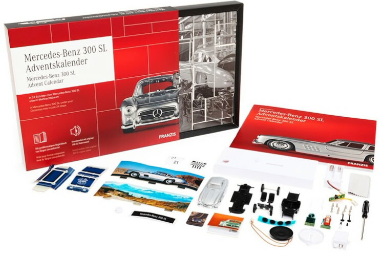 Franzis 1/43 メルセデス アドベントカレンダー メルセデスベンツ 300SL シルバー 1954Franzis 1:43 Mercedes Advent calendar Mercedes - Benz 300 SL silver 1954｜Reowide モデルカー カタログ SHOP