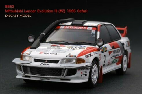 HPI RACING 1/43 三菱 ランサー エボ3 #2 サファリラリー 1995 HPI RACING 1:43 Mitsubishi Lancer Evo3 #2 Safari Rally 1995