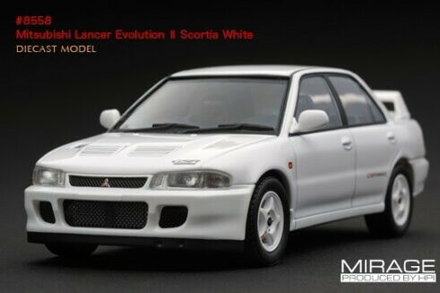 HPI RACING 1/43 三菱 ランサー エボ2 スコーシアホワイトラリーHPI RACING 1:43 Mitsubishi Lancer Evo2 Scortia White Rally｜Reowide モデルカー カタログ SHOP 21,158円
