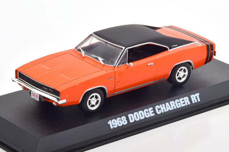 グリーンライト 映画『ブリット』1968 ダッジ・チャージャー GT 1/43 Bullitt 1968 Dodge Charger, Black - Greenlight 86432 - 1/43
