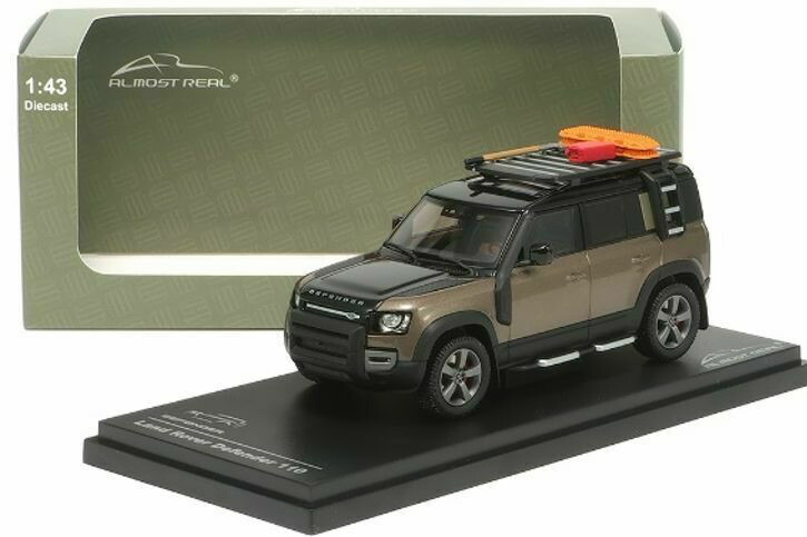 Almost Real 1/43 ランドローバー ディフェンダー 110 2020 ブラウンメタリックAlmost Real 1:43 Land Rover Defender 110 2020 brown metallic｜Reowide モデルカー カタログ SHOP