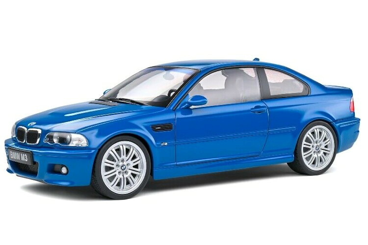 ソリド 1/18 BMW M3 E46 2000 ラグナセカ 青みSolido 1:18 BMW M3 E46 2000 Laguna Seca blue