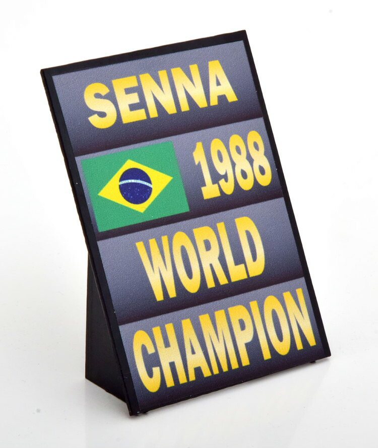 F1 レジェンド 1/18 ピットボード ウェルトマイスター 1988 セナ F1 Legends 1:18 Pitboard Weltmeister 1988 Senna