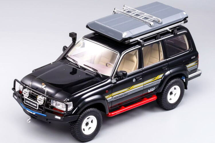 Keng Fai 1/18 トヨタ ランドクルーザー 80 LC80 モディファイド エディション ブラック Keng Fai 1:18 Toyota Land Cruiser 80 LC80 Modified Edition Black