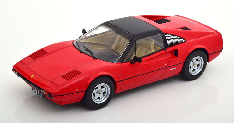 MCG 1/18 フェラーリ 308 GTS 捉え所のないとっ始め付き添い人 1977-1980 赤いことMCG 1:18 Ferrari 308 GTS with Hardtop 1977-1980 red