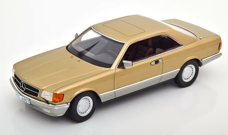 Cult Scale 1/18 メルセデス 380 SEC C126 クーペ 1982 ゴールデンCult Scale 1:18 Mercedes 380 SEC C126 Coupe 1982 golden|Reowide モデルカー カタログ SHOP