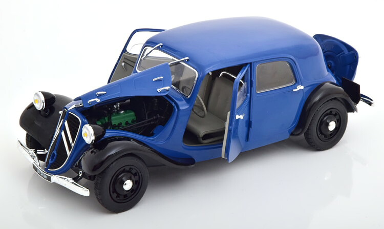 ソリド 1/18 シトロエン トラクション 1937 ブルーSolido 1:18 Citroen Traction 1937 blue black｜Reowide モデルカー カタログ SHOP