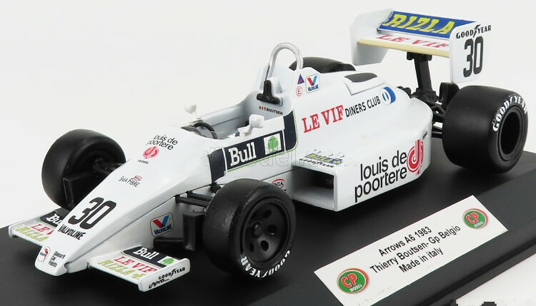 CP-MODEL 1/18 アロウズ F1 A6 フォード リズラ ベルギーGP #30 1983 ティエリー・ブーツェン CP-MODEL 1:18 ARROWS F1 A6 FORD RIZLA BELGIUM GP N 30 1983 T.BOUTSEN