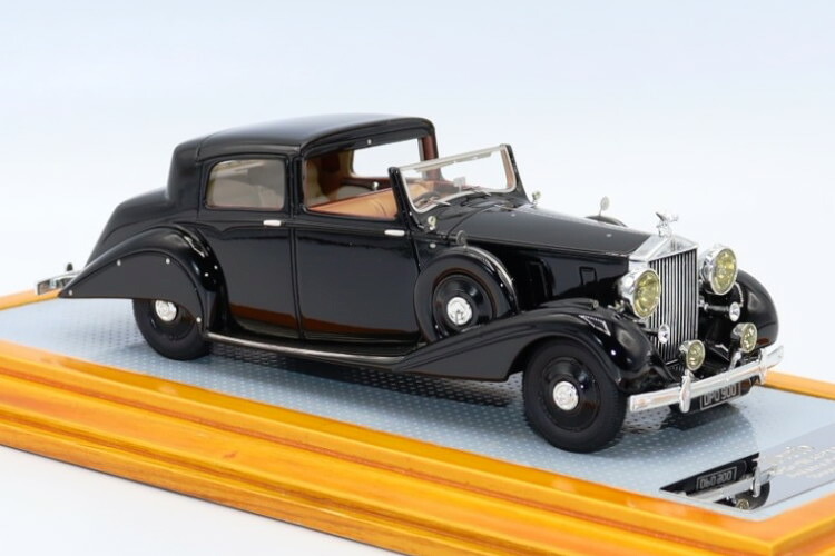 イラリオ 1/43 ロールスロイス ファントム 3 セダンカドビル フーパー 1937 ブラックIlario 1:43 Rolls Royce Phantom 3 Sedanca De Ville Hooper 1937 Black｜Reowide モデルカー カタログ SHOP 38,870円