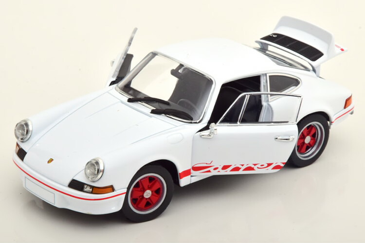 Welly 1/24 ポルシェ 911 カレラ RS 2.7 1973 ホワイト 開閉 Welly 1:24 Porsche 911 Carrera RS 2.7 1973 white