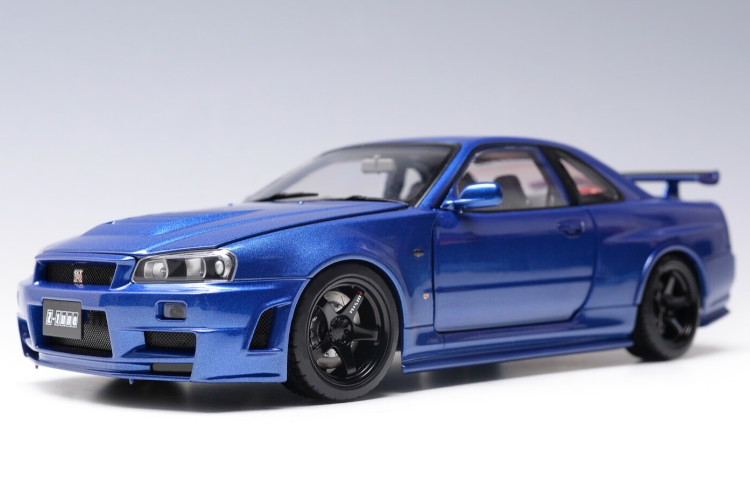 現金特価】 モーターへリックス 1 18 日産 スカイライン GT-R R34 Z