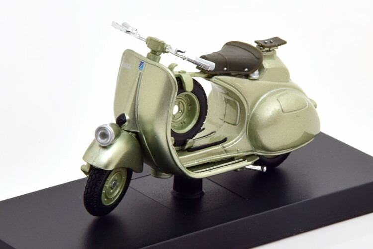 Altaya 1 18 ピアジオ ベスパ スポーツ6 ジョルニ 1952 ライトグリーンメタリック ブリスターAltaya 1:18 Piaggio Vespa Sport 6 Giorni 1952 lightgreen-metallic in blister