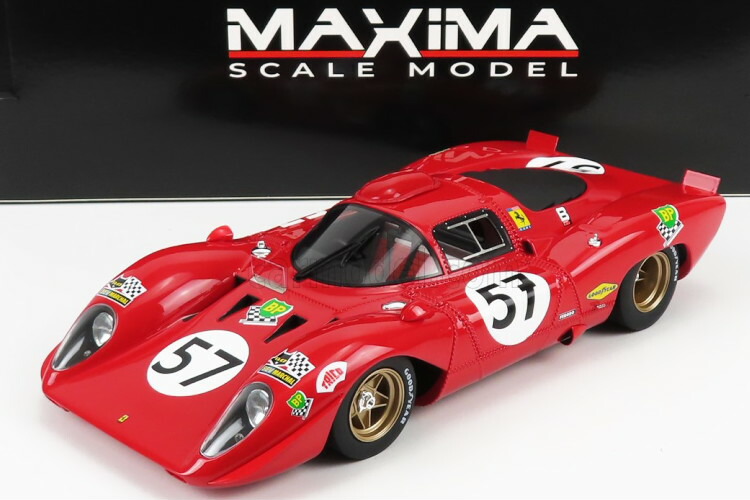 ミニカー　1/18 フェラーリ 312P クーペ 1969 ル・マン24h P.ロドリゲス / D.パイパー #18 [TOP130A] フェラーリ 312P クーペ 1969 ル・マン24h No,18 P.ロドリゲス