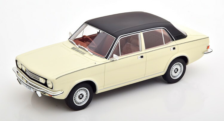 Cult Scale 1/18 モリス マリーナ HL 赤ちょうちん 1977-1979 皮膚軟化剤 白いこと 黒いことCult Scale 1:18 Morris Marina HL Saloon 1977-1979 creme-white black