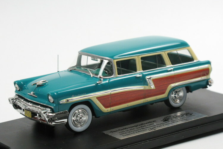 ゴールドバーグ 寄せ合わせ 1/43 水銀 モンお盆 ステイション 手押し車 1956 緑であることGoldvarg Collection 1:43 Mercury Monterey Station Wagon 1956 Green
