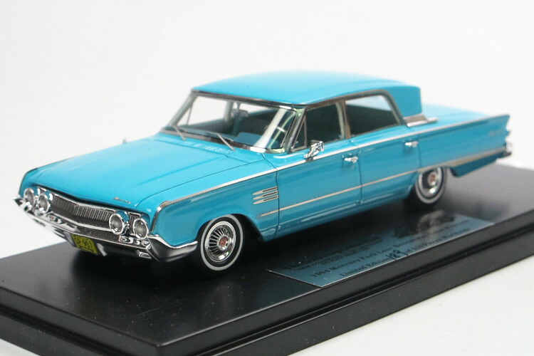 ゴールドバーグ 寄せ合わせ 1/43 水銀 運動場 降雨 ブリーズウェイ 1966 ピーコック 青みGoldvarg Collection 1:43 Mercury Park Lane Breezeway 1966 Peacock Blue