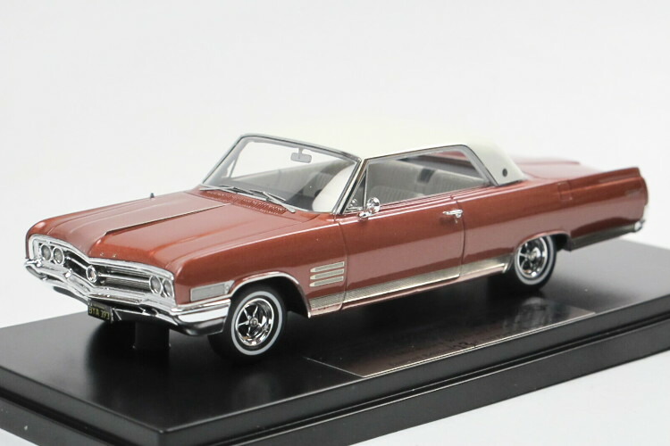 ゴールドバーグ 寄せ合わせ 1/43 ビュイック ワイルドキャット 2部屋の入り口 捉え所のないとっ始め 1964 コーラルミスト 赤いこと Goldvarg Collection 1:43 Buick Wildcat 2-Door Hardtop 1964 Coral Mist Red