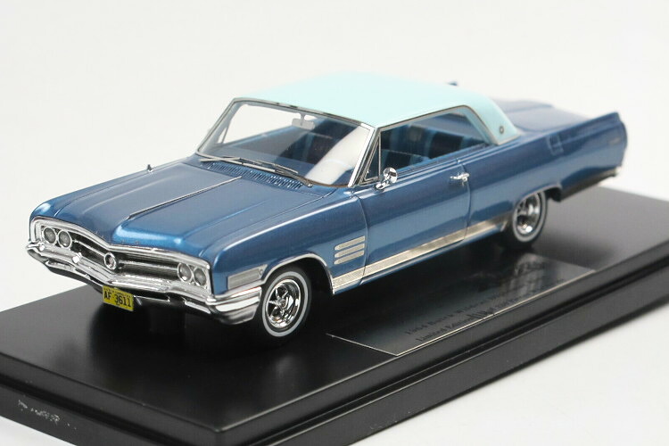 ゴールドバーグ 寄せ合わせ 1/43 ビュイック ワイルドキャット 2部屋の入り口 捉え所のないとっ始め 1964 外交使節 青みGoldvarg Collection 1:43 Buick Wildcat 2-Door Hardtop 1964 Diplomat Blue