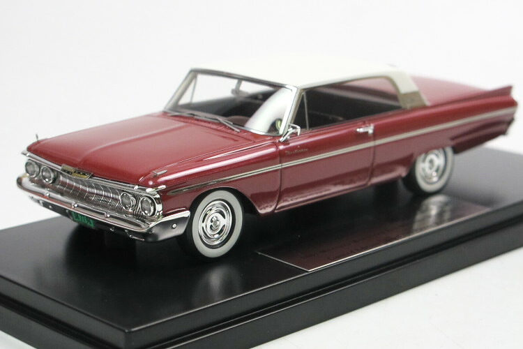 ゴールドバーグ 寄せ合わせ 1/43 水銀 モンお盆 1961 レッドメタリック / 白いことGoldvarg Collection 1:43 Mercury Monterey 1961 red metallic/white
