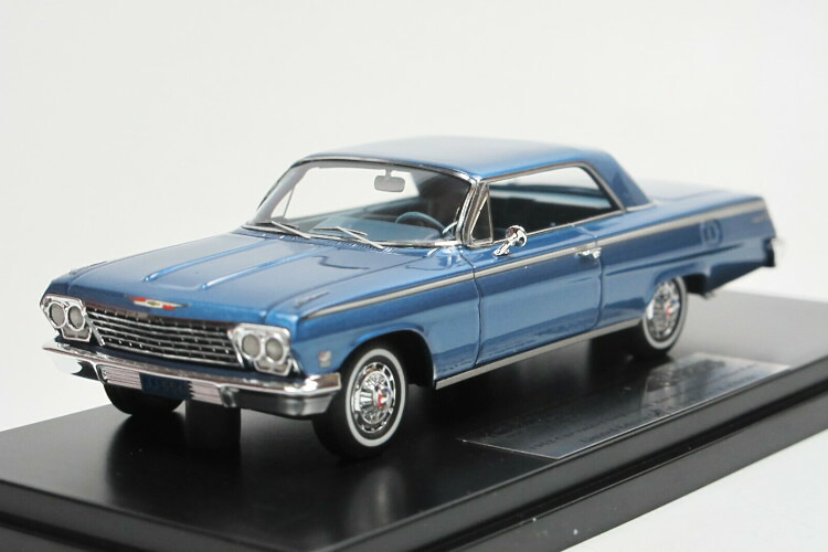 ゴールドバーグ 寄せ合わせ 1/43 シボレー インパラ SS 捉え所のないとっ始め 1962 バハマの首都 青みGoldvarg Collection 1:43 Chevrolet Impala SS Hardtop 1962 Nassau Blue