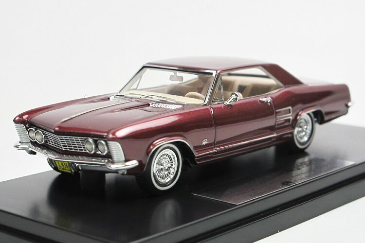 ゴールドバーグ 寄せ合わせ 1/43 ビュイック リビエラ 1963 赤いことGoldvarg Collection 1:43 Buick Riviera 1963 Burgundy Poly Red