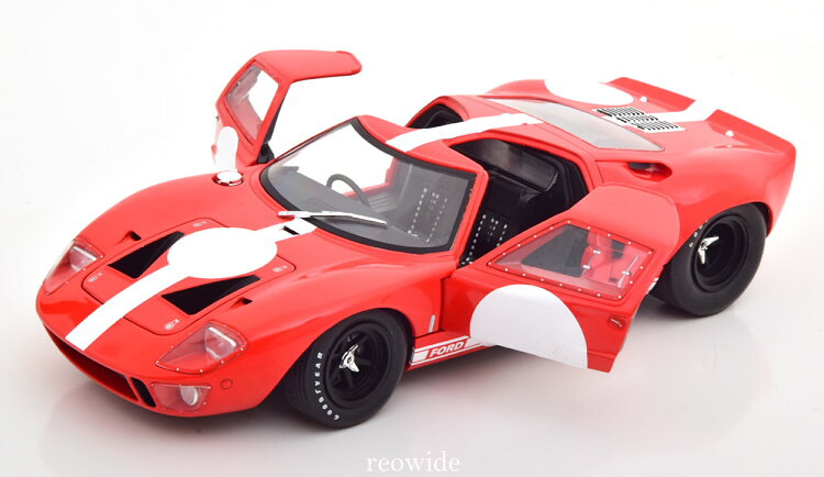ソリド 1/18 ジェラルド・r・フォード GT40 MK1 #14 24第四次元 ル・マン 1966 開閉Solido 1:18 Ford GT40 MK1 No 14 24h Le Mans 1966 Sutcliffe/Spoerry