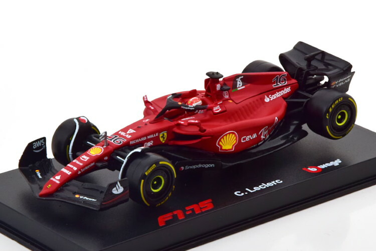 楽天市場】ルックスマート 1/18 フェラーリ F1-75 優勝
