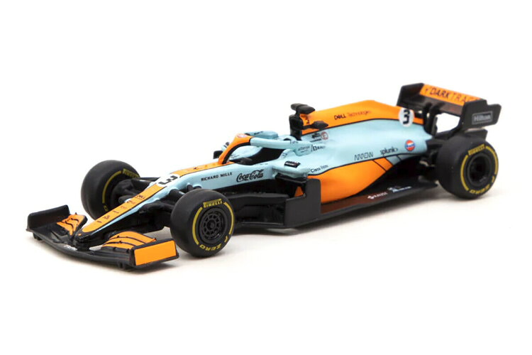 ターマックワークス 1/64 マクラーレン MCL35M #3 モナコ公国GP 2021 ダニエル・リカルドTarmac Works 1:64 McLaren MCL35M #3 Monaco GP 2021 Daniel Ricciardo ミニカー・トイカー-おもちゃ-乗り物のおもちゃ