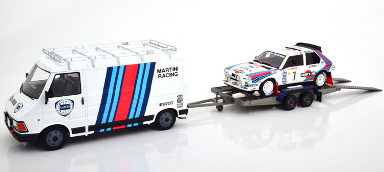 本日特価 ミニカー トイカー Toivonen Cresto 1986 Trailer And S4 Delta Lancia With Set 242 Fiat 1 18 Mobile Otto セット 1986 トレーラー S4 デルタ ランチア 242 フィアット 1 18 オットー Limited Pcs 00 Edition Dgb Gov Bf