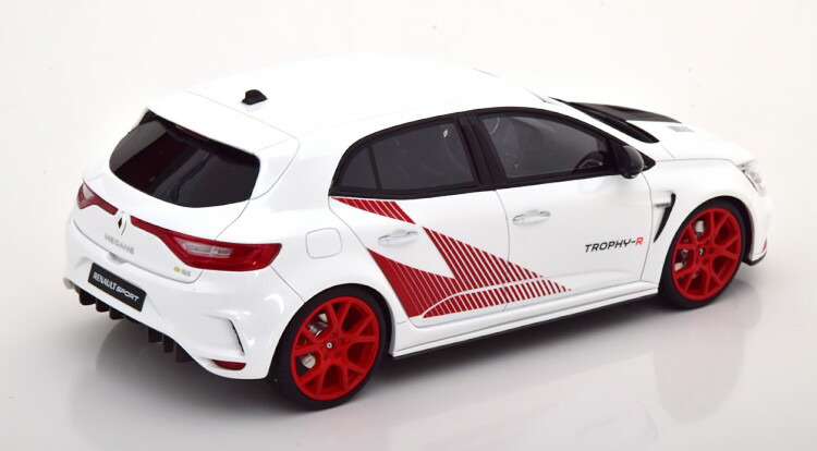 オットー Otto 1 18 ルノー メガーヌ R S トロフィーr 19 メタリックホワイト レッド 3000台限定 Otto Mobile 1 18 Renault Megane R S Trophy R 19 Whitemetallic Red Limited Edition 3000 Pcs Av Drop Com