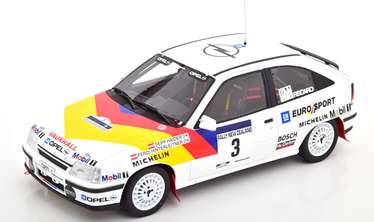 オットー 1/18 オペル カデット E GSi Gr.A #3 ラリー ニュージーランド 1987 ミット デカール 2500台限定Otto Mobile 1:18 Opel Kadett E GSi Gr.A No.3, Rally New Zealand 1987 Haider/Hinterleitner mit Decals, Limited 2500 pcs.｜Reowide モデルカー カタログ SHOP 16,661円