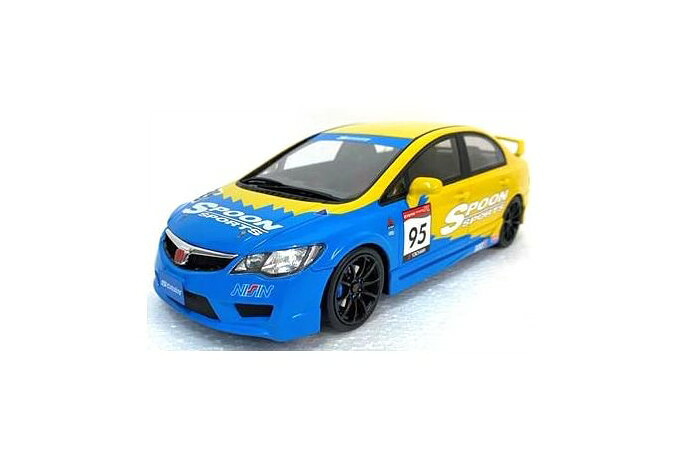 オットー 1/18 ホンダ シビック (FD2) 御匙 運動競技 青み/黄色 香港エクスクルーシブモデルOtto Mobile 1:18 Honda
