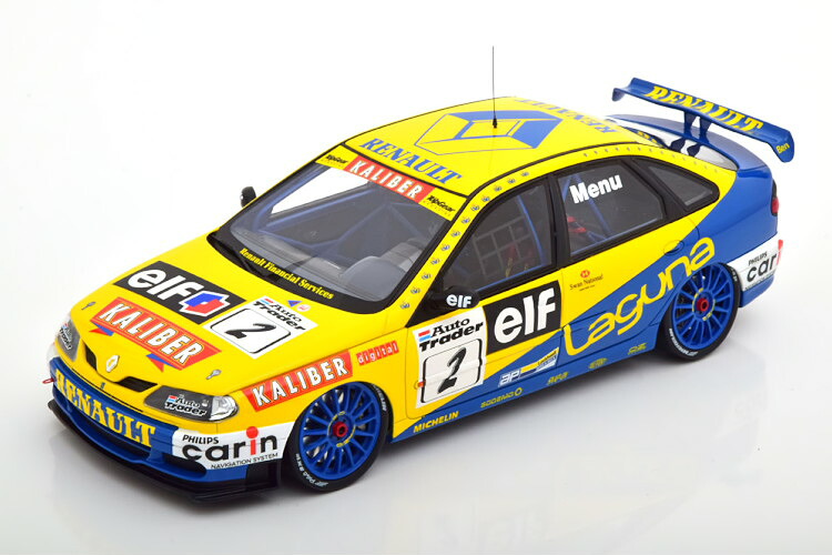 オットーモービル 1/18 ルノー ラグナ #2 BTCC 1997 3000台限定Otto Mobile 1:18 Renault Laguna No 2 BTCC 1997 Menu Limited Edition 3000 pcs|Reowide モデルカー カタログ SHOP