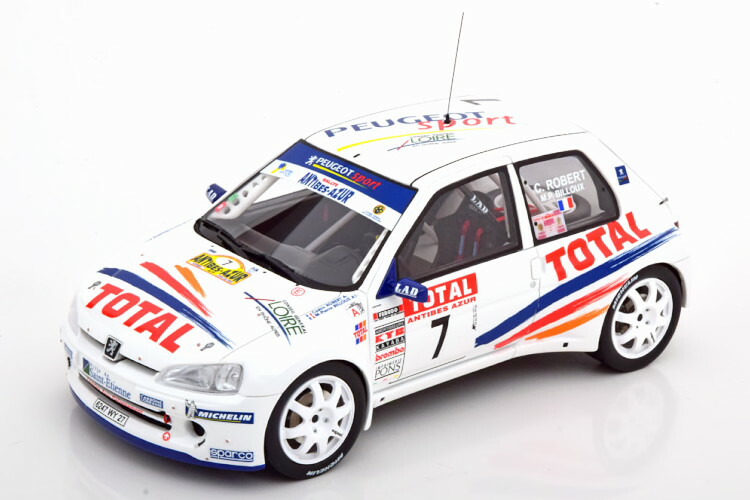 OTTO 1/12 プジョー 206 WRC #15 ツールドコルス 1999 OTTO MOBILE 1/12 - PEUGEOT 206 WRC - Tour de Corse 1999