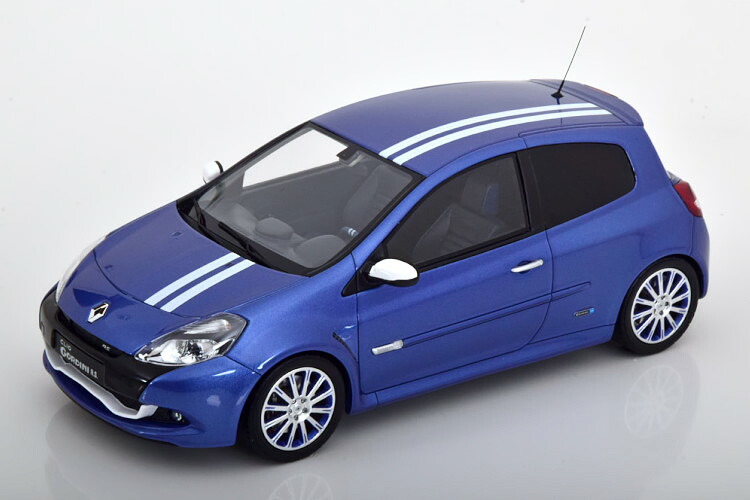 オットー 1/18 ルノー クリオ R.S. ゴルディーニ 2021 ブルーメタリック/ホワイト 2000台限定Otto Mobile 1:18 Renault Clio R.S. Gordini 2021 bluemetallic white Limited Edition 2000 pcs|Reowide モデルカー カタログ SHOP