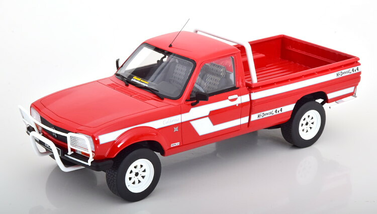 オットー 1/18 プジョー 504 ピックアップ ダンジェル レッド/ホワイト 2000台限定Otto Mobile 1:18 Peugeot 504 Pick Up Dangel red white Limited Edition 2000 pcs|Reowide モデルカー カタログ SHOP