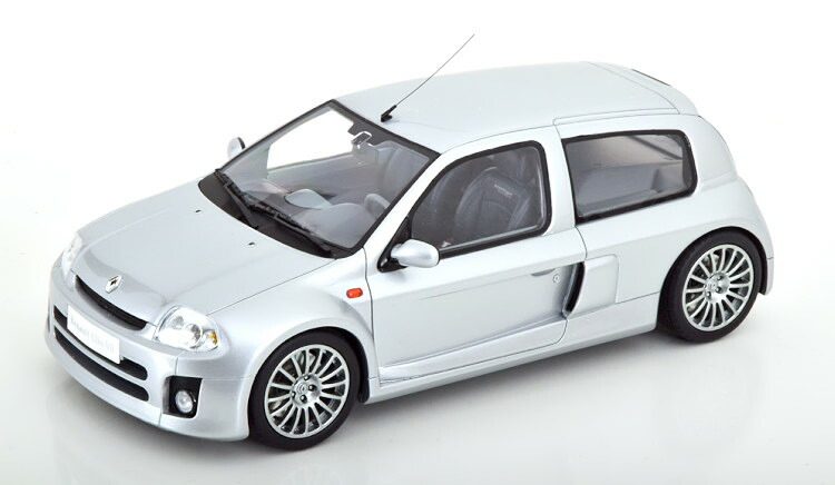 オットー 1/18 ルノー クリオ V6 位相角1 2001 しろがね色 2000台押さえるOtto Mobile 1:18 Renault Clio V6 Phase 1 2001 silver Limited Edition 2000 pcs