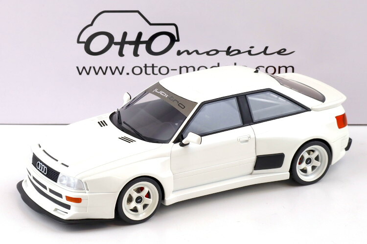 オットー 1/18 アウディ 80 (B4) クーペ RS2 プリオールデザイン 白いこと 2021Otto Mobile 1:18 Audi 80 (B4) Coupe RS2 Prior Design white 2021