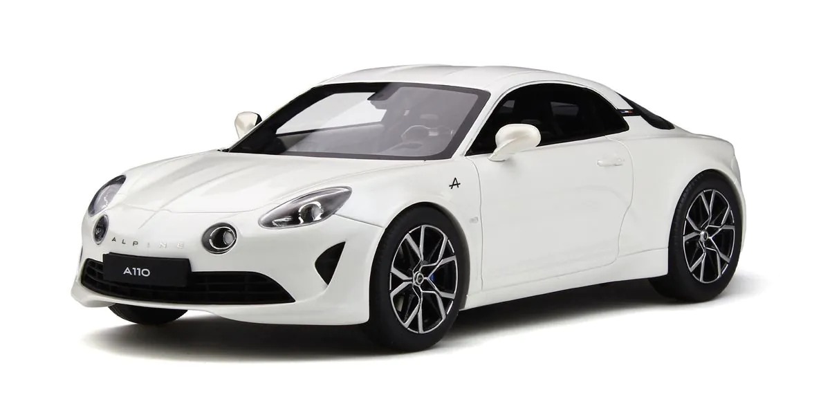 オットー 1/18 アルピーヌ A110 ピュア ホワイト Otto Mobile 1:18 Alpine A110 Pure (White)