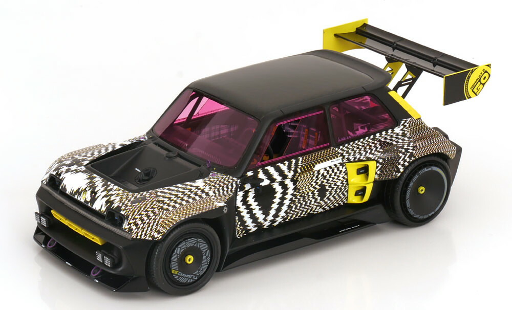 オットー 1/18 ルノー 5 ターボ 3E 2022 ブラックマットブラック 3000台押さえるOtto Mobile 1:18 Renault 5 Turbo 3E 2022 black matt-black Limited Edition 3000 pcs