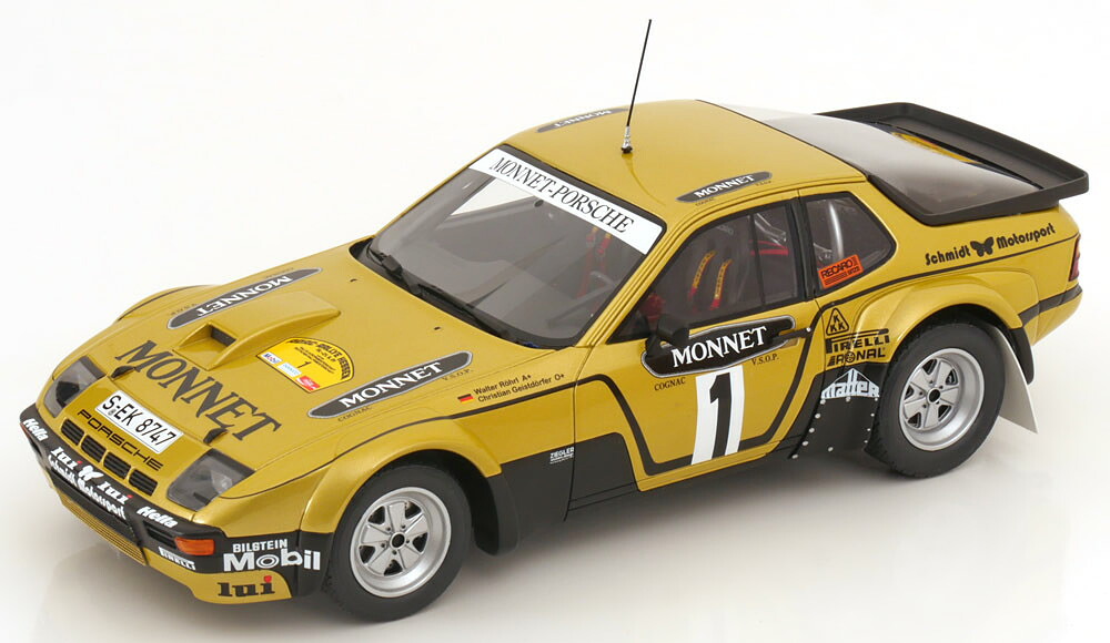 オットーモービル 1/18 ポルシェ 924 カレラ GT #1 ラリー ヘッセン 1981 R・・hrl/Geistdoerfer 2000台押さえるOTTO Mobile 1:18 Porsche 924 Carrera GT No1 Rally Hessen 1981 R・・hrl/Geistdoerfer Limited Edition 2000 pcs